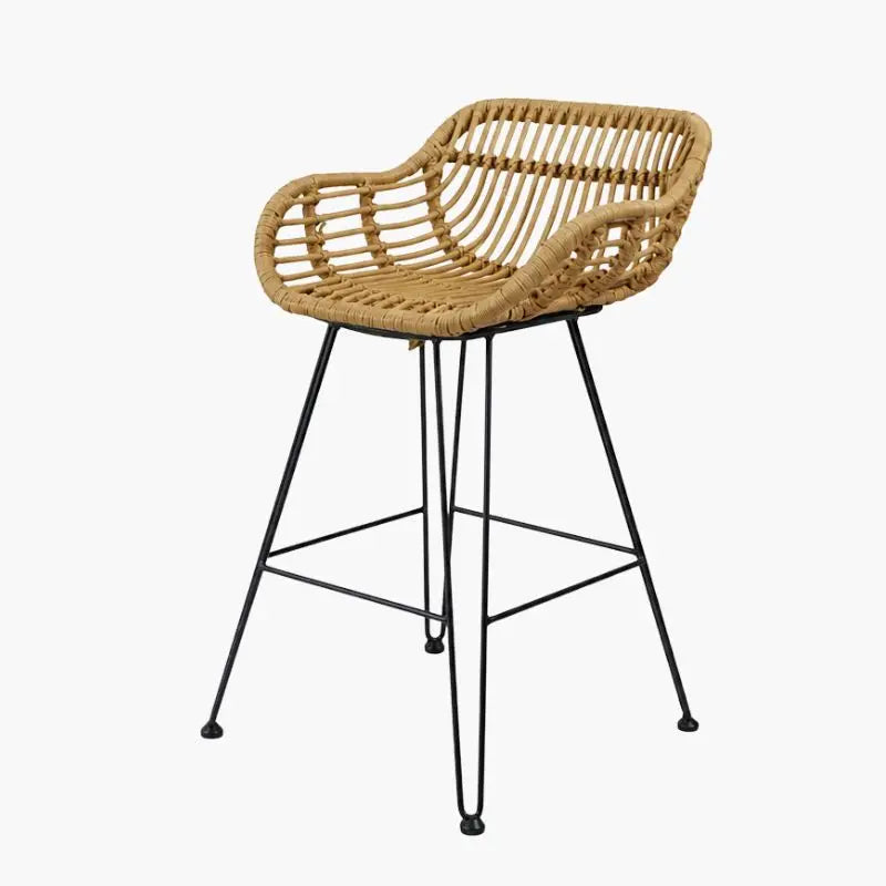 Chaise Haute Rotin - 56 x 53 x 89 cm