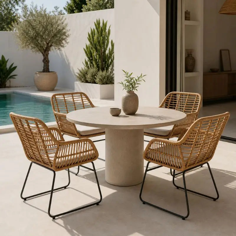 Fauteuil Rotin