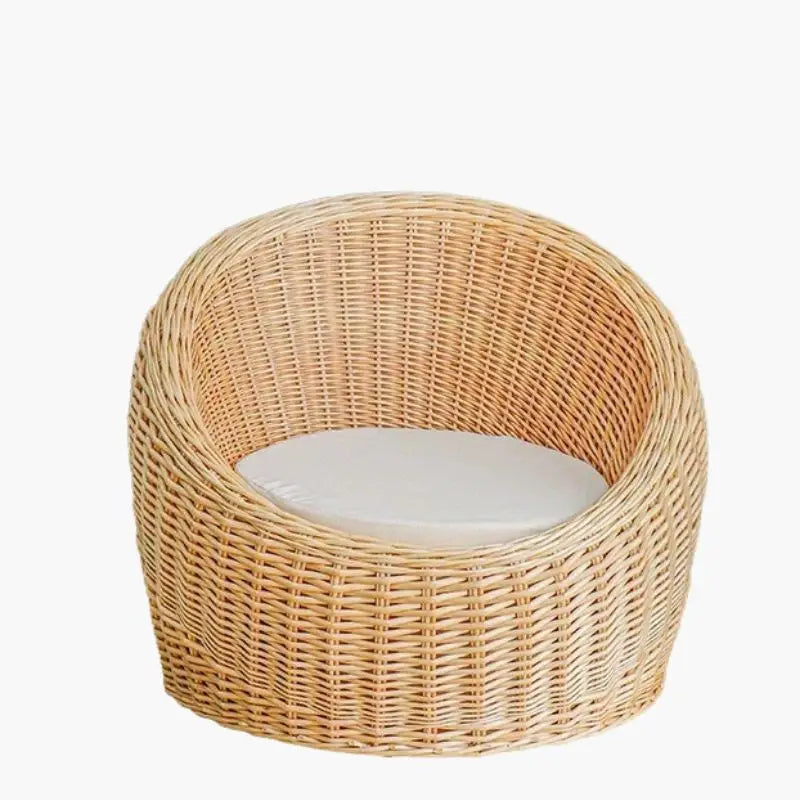 Fauteuil Rotin Rond - 70x58cm