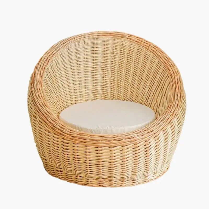 Fauteuil Rotin Rond - 80x70cm