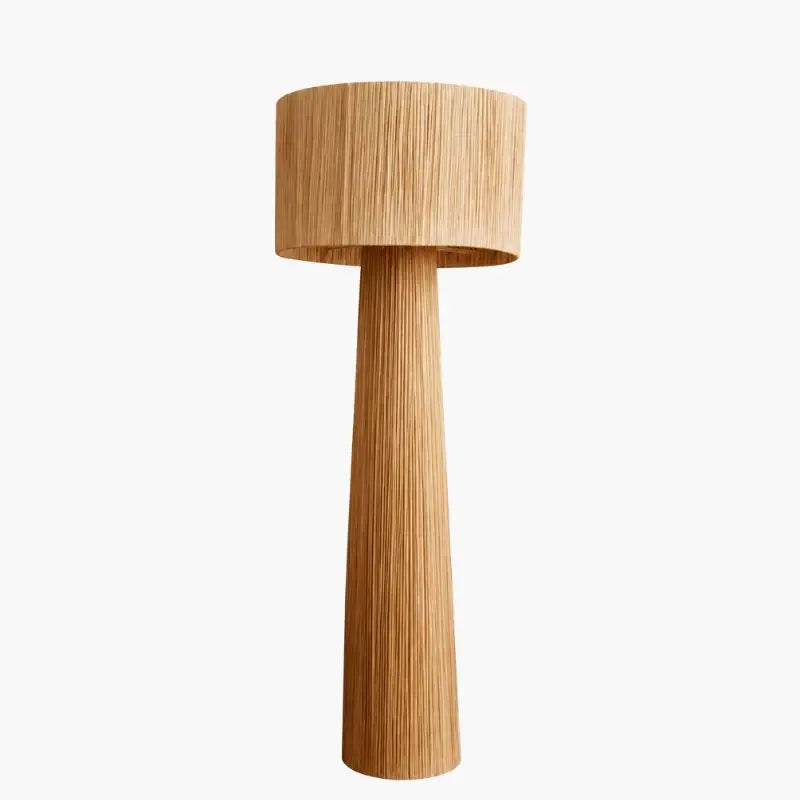 Lampe sur Pied Rotin - 50 x 137 cm