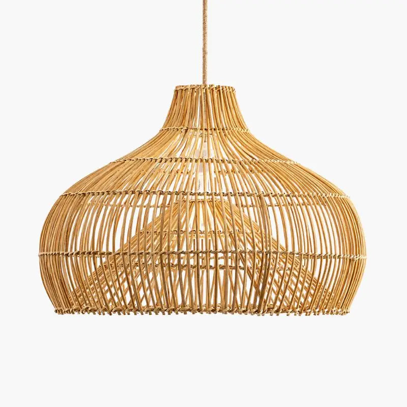 Suspension Luminaire Rotin - 40 cm